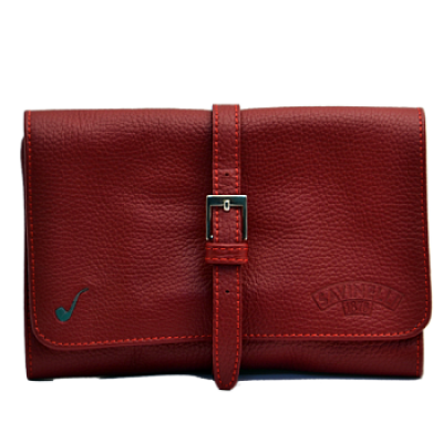 Сумка для 4 трубок Savinelli T660 bordeaux красная