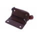 Сумка P&A для 2 трубок и табака, натуральная кожа 417ME-Brown-gloss