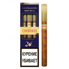 Сигариллы Cherokee Wood TIP Berry Mix №4 банка 25 шт.