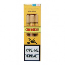 Сигариллы Cherokee Wood Tip Vanilla №3 пачка 3 шт.