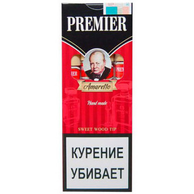 Premier Amaretto с мундштуком 4 шт.