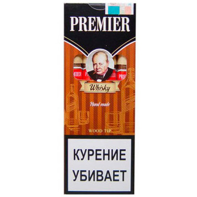 Premier Whisky с мундштуком 4 шт.