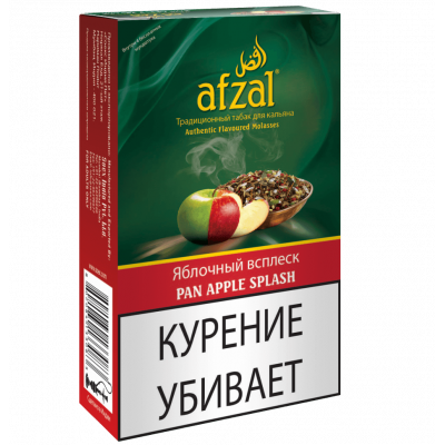 Табак Afzal - Pan Apple Splash (Индийское Яблоко, 40 грамм)