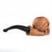 Трубка для табака глиняная Parol P50013 Skull 02 БЕЗ фильтра