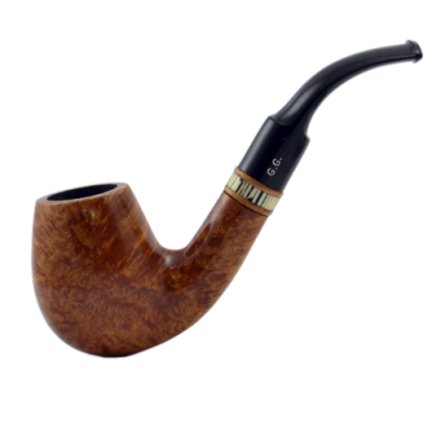 Трубка для табака Golden Gate 405 Bent Brandy Nat фильтр 9 мм