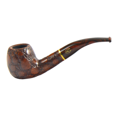 Трубка для табака Savinelli Alligator Brown 626 фильтр 9 мм