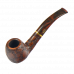 Трубка для табака Savinelli Alligator Brown 626 фильтр 9 мм