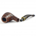 Трубка для табака Savinelli Alligator Brown 628 фильтр 9 мм