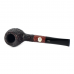 Трубка для табака Savinelli Football Rustic Black 6 мм фильтр