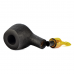 Трубка для табака Stanwell Shorty Dark Black Sand 11 фильтр 9 мм