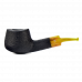 Трубка для табака Stanwell Shorty Dark Black Sand 11 фильтр 9 мм