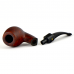 Трубка для табака Stanwell Silke Brun 232 Brown Mat фильтр 9 мм