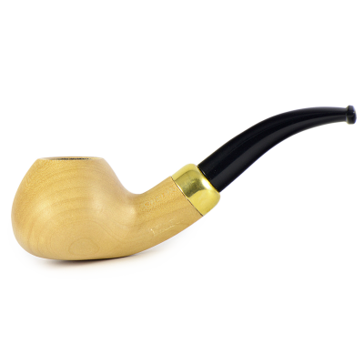 Трубка для табака WoodPipe Груша 002 Светлая фильтр 9 мм