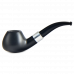 Трубка для табака WoodPipe Груша 002 Черная фильтр 9 мм