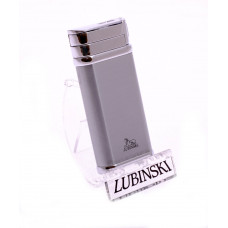 Зажигалка Lubinski "Ареццо", турбо, серебристая WA215-1
