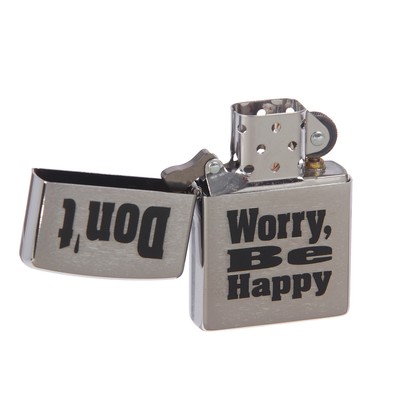 Зажигалка Zippo 200 Don't Worry, Be Happy