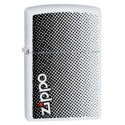 Зажигалка Zippo 29689 Zippo Logo Design White Matte