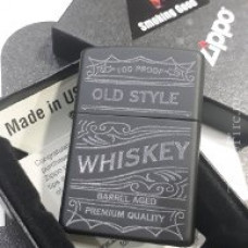 Зажигалка Zippo 29691 Vintage Design Black Matte