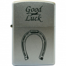 Зажигалка ZIPPO 205 Good Luck Horse Shoe Satin Chrome