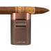 Зажигалка сигарная Lotus Brawn Brown Crackle & Copper Настольная T7COP