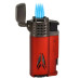 Зажигалка сигарная Lotus Defiant Red Matte & Dark Gunmetal 6530