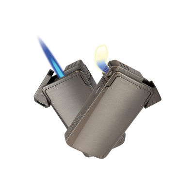 Зажигалка сигарная Vertigo Double Agent Gunmetal