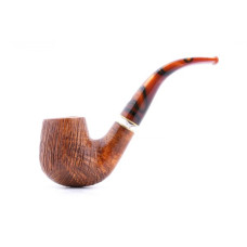 Трубка для табака Mastro de Paja Pettinata Classica с цветным кольцом M451-7