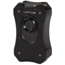 Зажигалка сигарная Lotus Emperor Black Perforated & Black Настольня T9000