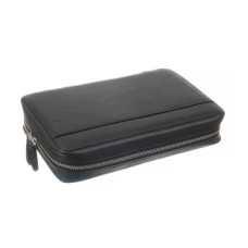 Сумка-хьюмидор для сигар P&A на 5 сигар, натуральная кожа C260-Black