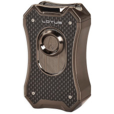 Зажигалка сигарная Lotus Emperor Black Carbon fiber & Gunmetal Настольня