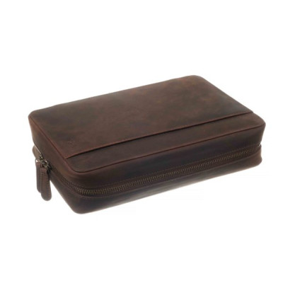 Сумка-хьюмидор для сигар P&A на 5 сигар, натуральная кожа C260-Buffalo