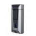 Зажигалка для сигар Colibri Stealth три турбо-пламени серый металлик LI900T7