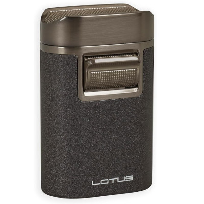 Зажигалка сигарная Lotus Brawn Black Crackle & Gunmetal Настольная T7B