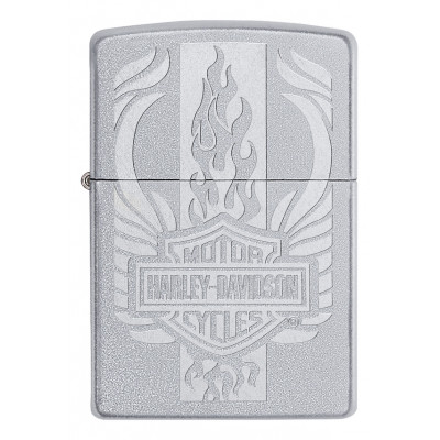Зажигалка ZIPPO 49660 Harley Davidson Satin Chrome