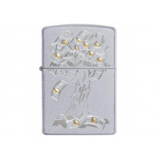 Зажигалка ZIPPO 29999 Money Tree Design Satin Chrome