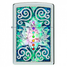 Зажигалка бензиновая Zippo (48592) Lotus Flower