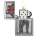 Зажигалка бензиновая Zippo (48688) Couple Love Brushed Chrome