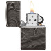 Зажигалка (Zippo) 49812 Marble Pattern Design High Polish Black