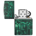 Зажигалка бензиновая Zippo (48408) Pattern Glow In The Dark Green