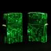 Зажигалка бензиновая Zippo (48408) Pattern Glow In The Dark Green