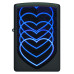 Зажигалка бензиновая Zippo (48593) Hearts Design
