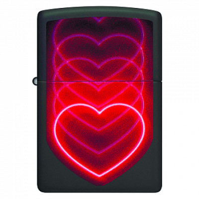 Зажигалка бензиновая Zippo (48593) Hearts Design