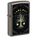 Зажигалка бензиновая Zippo (48636) Mystic Nature Design Black Ice