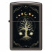 Зажигалка бензиновая Zippo (48636) Mystic Nature Design Black Ice