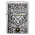 Зажигалка бензиновая Zippo (48690) Wolf Emblem Brushed Chrome