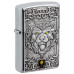 Зажигалка бензиновая Zippo (48690) Wolf Emblem Brushed Chrome