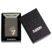 Зажигалка бензиновая Zippo (48913) Lucky 7 Black Ice