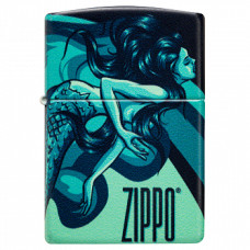 Зажигалка бензиновая Zippo (48605) Mermaid Design