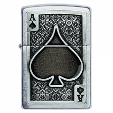 Зажигалка бензиновая Zippo (49637) Ace Of Spiders