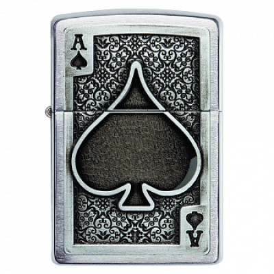 Зажигалка бензиновая Zippo (49637) Ace Of Spiders